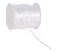 White silk rattail cord 2mm x 2 Metres cut from roll