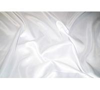 White Silky Satin Polyester Fabric for Dressmaking, Wedding, Crafts, Quilting, Sewing 150cm Wide *UK Based Seller* (2 Metre (200 x 150cm))