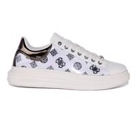 White Silver Low Top Trainers - female - Guess - Sneakers - White - 5 UK - Shoes 5 UK