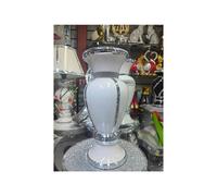 White Silver Sparkly Vase 40x60cm 006