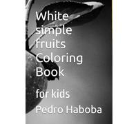 White simple fruits Coloring Book