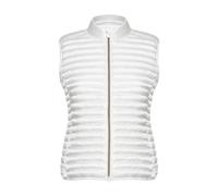 White Sleeveless Jacket with Gold Zipper - female - Save The Duck - Waistcoats - White - S - Jackets S