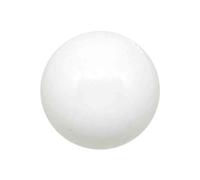 White Slightly Domed Shank Buttons 15mm (24L) (24)