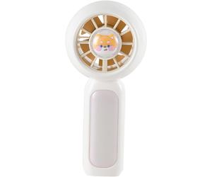 (White) Small Handheld Fan,Personal Desk Fan Small Handheld - USB Rechargeable, High Speed Powerful Cooling, Long Battery Travel Accessories for Home, Office