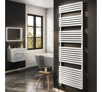 electriQ Flat Panel Electric Towel Radiator H1800xW600mm - White