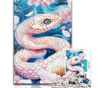 White Snake 1000 Piece Jigsaw Puzzles for Adults Gifts,Family Game Stress Reliever Difficult Challenge Great Gifts And Toys (50x75cm)