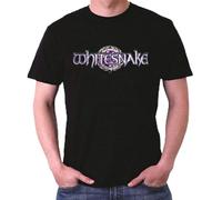 White Snake Band Logo Rock Legend Men's T-Shirt T-Shirt Black XXL