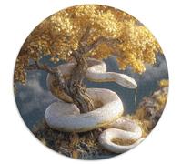 White Snake Surrounds The Ancient Golden Tree 1000pcs (67.5x67.5cm) Erwachsenenpuzzle - Erwachsenenpuzzle DIY-Puzzlespielzeug