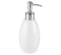 (White, Soap Dispenser) Ridder Ceramic Bathroom Dispenser Toilet Brush Set