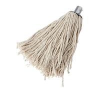 White Socket Mop Head - 8oz - 200g Pure Cotton Yarn Socket Mop NEW Pack Of 10 MP