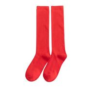 White Socks Warm Christmas Fashion Windproof Printing Mid Tube Socks Long Tube Cotton Ladies Socks Multipack Cotton (Red, One Size)