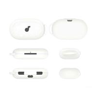 White Soft Case for Anker for soundcore V20i Lightweight Design | Shock-absorbing silicone, dust resistant, scratch protection, 11.3x6.6x3cm, black color option