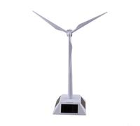 White Solar Windmill Toy 11cm Base Educational