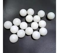 White Solid Silicone Balls 2mm-20mm Diameter Round Bouncy Sealing Spheres Industrial Replacement Parts High Elasticity Durable for Machinery Equipment Gasket Seal Valve Pump(20pcs,11mm)