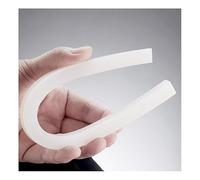White Solid Silicone Rubber Seal Strip Heat Resistance Anti-Slip Waterproof Square Bars, for Windows Hardware Mechanical Shock Absorption Welt Square Silicone Rod (Color : 1M, Size : 5X5mm)