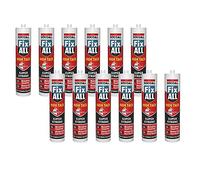 White Soudal Fix All Turbo High Tack SMX Sealant Strong Bond Adhesive Polymer Silicone