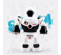 (White) Space Police Electric Dancing Robot Children's Toy Christmas Gift