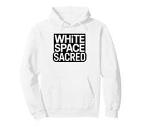 White Space Sacred Anti Hustle Calendar Boundaries Slow Pullover Hoodie