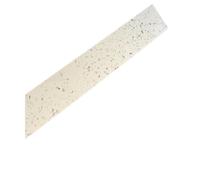 White Sparkle 1.3m Laminate Edging Tape - Glue-On, Heat & Water Resistant, for 2 x 600mm Edges