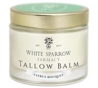 White Sparrow Farmacy Organic Grass Fed Tallow Balm - (Citrus Bouquet) Organic Tallow from 100% Grass Fed Cows & All Organic Ingredients. For Face and Body. (2.0 oz)