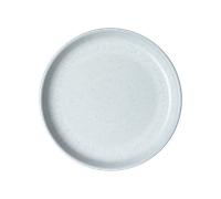 White Speckle Coupe Dinner Plate -