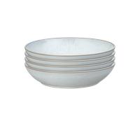 White Speckle Pasta Bowls - Set Of 4 -