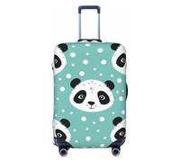 White Spotted Panda Elastic Travel Luggage Cover Suitcase Protector, Print Suitcase Baggage Cover Anti-Scratch