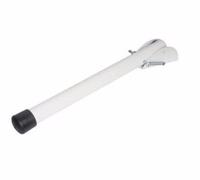 White Spring Door Stop - 210mm / 8.3" inch - Metal Driveway Gate Stopper Garage/Door Holder.