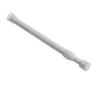 White Spring Loaded Tension Rod 70-120cm (27-47") Nets At Home