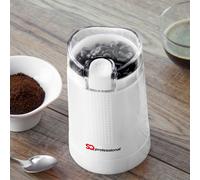 SQ Professional Blitz Coffee Grinder Electric Fast Grinding for Coffee Beans Nuts Herbs & Spices - Spice Mill One Touch Control Button & Stainless Steel Blades - 150w