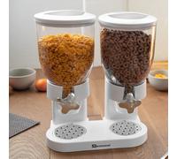 (White) SQ Professional Double Cereal Dispenser 500g Cylinder X 2