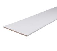 White Square Edge Melamine-Faced Chipboard (Mfc) Furniture Board, (L)2.5M (W)300mm (T)16mm