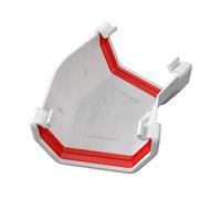 White Square Gutter 150 Degree Angle Joint, Freeflow 114mm Rain Water Systems