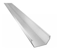 White Square Gutter 4mt Length 114mm
