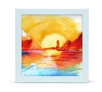White Square Photo Prame Picture Frame Poster frame for wall mount (40x40cm)