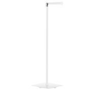 White Stainless Steel Toilet Roll Holder Free Standing Square Base Smedbo UK White One Size