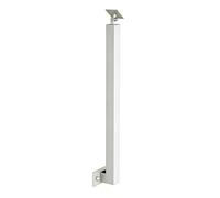 White Stair Baluster PostsSide Mount Metal Railing Spindles for Decks Steps Gardens & Outdoor Stairs Remodeling85cm/33.4in Height