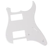 White Standard Pickguard 1 Ply Double HH Electric Guitar Scratchplate electric Guitar Pick Guard Back Plate