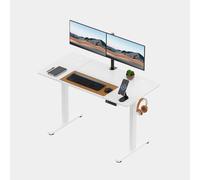VonHaus White Standing Desk 120x60cm One Size White