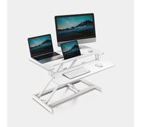 White Standing Desk Converter