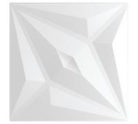 (white star, 12 pcs) vidaXL 3D Wall Panels Self-adhesive Wall Panel Decor Wallpaper Wall Covering