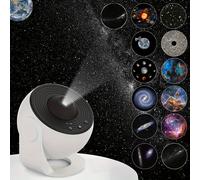 (White) Star Projector LED Lights For Bedroom Night Light, Planetarium Projector Night