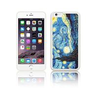 [WHITE] 'Starry Night' - Vincent Van Gogh Silicone Case for Apple iPHONE 6 / 6S PLUS rubber gel cover TPU
