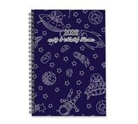 White Stars 2026 Notebook A5 To Do List Notebook 2026 Agenda Planner Mens Journal Journal Planner for University Student Week To View Monthly Year Diary with Dotted Line Note Page Slim
