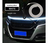 (White, Start Scanning 1.5m) Dynamics Scan Start Up Hoodbeam Kit Flexible Soft Led Strip Light Car Hood Led Daytime Running Light Strip For Suvs Trucks