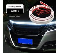 (White, Start Scanning 1.8m) Dynamics Scan Start Up Hoodbeam Kit Flexible Soft Led Strip Light Car Hood Led Daytime Running Light Strip For Suvs Trucks