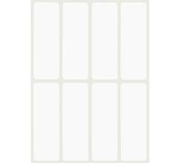 White Sticky Labels Tag Sticker 7.5cm x 2.5cm Writable Rectangle Label for File Folder Tabs - 120 Pack by Royal Green