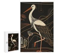 White Stork Serenity - Wooden Brain Teaser for Adults, 1000 PCS, Winter Gift; for Couples, Friends And Family