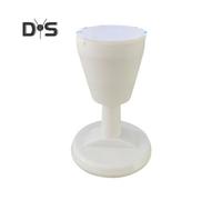 (white, Straight peen) Silicone Door Stopper Wall Protector Shock Absorbent Noise Free Self-Adhesive No Drilling Anti-collision Floor Mount Door Catch Doorstop