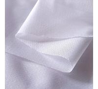 White Stretch Jersey Knitted fusible Iron on interfacing 150cm Wide - Sold by The metre